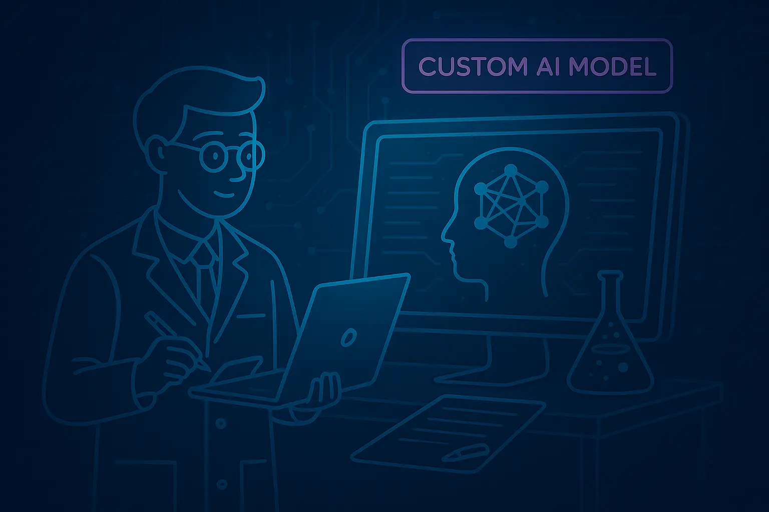 Training artificial intelligence models tailored to unique business needs